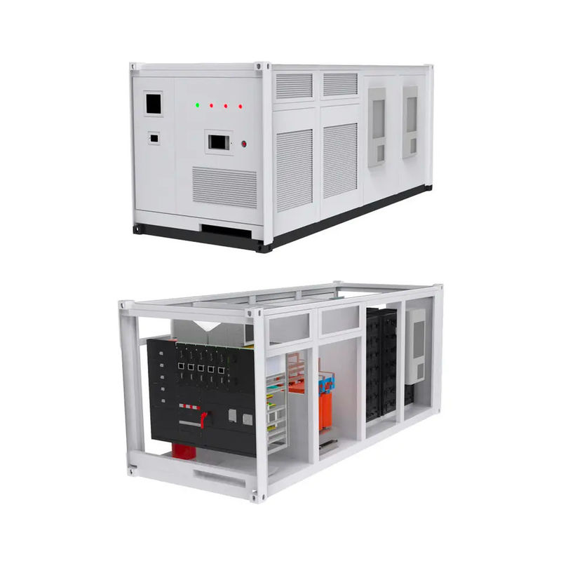 ESS 10 anni Tempo di vita Batteria all'aperto 1MWh 5MWh 10MWh 20ft 40ft Container Batteria solare Sistema di stoccaggio dell'energia