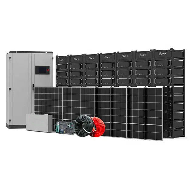 Shenzhen 100KW 200KW 300KW 500KW sistema di accumulo di energia solare kit completo di sistema solare con batteria solare inverter batteria