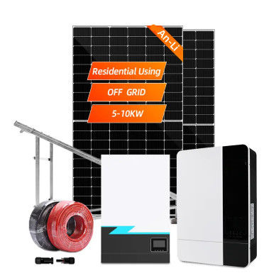 Sistemi di energia solare 3KW 5KW 10KW 20KW 30KW Sistema di pannelli solari ibridi per la casa