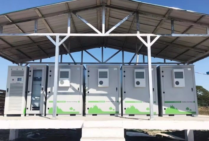 ESS 10 anni Tempo di vita Batteria all'aperto 1MWh 5MWh 10MWh 20ft 40ft Container Batteria solare Sistema di stoccaggio dell'energia
