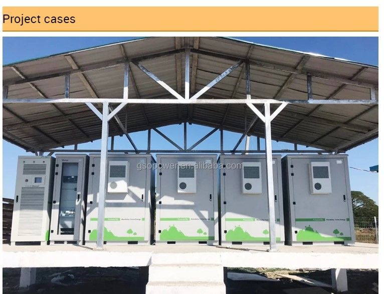 ESS 10 anni Tempo di vita Batteria all'aperto 1MWh 5MWh 10MWh 20ft 40ft Container Batteria solare Sistema di stoccaggio dell'energia