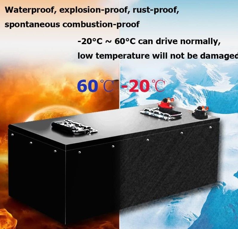 48V 100Ah LiFePO4 batteria al litio 3000+ ciclo profondo con potenza di riserva BMS per E triciclo auto elettrica