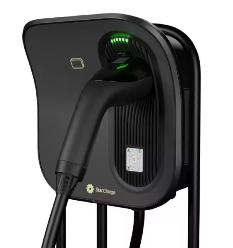 Smart Fast Weatherproof Outdoor Portable EV Car AC Charging Stack con batteria Stazioni di ricarica a parete Free Standi