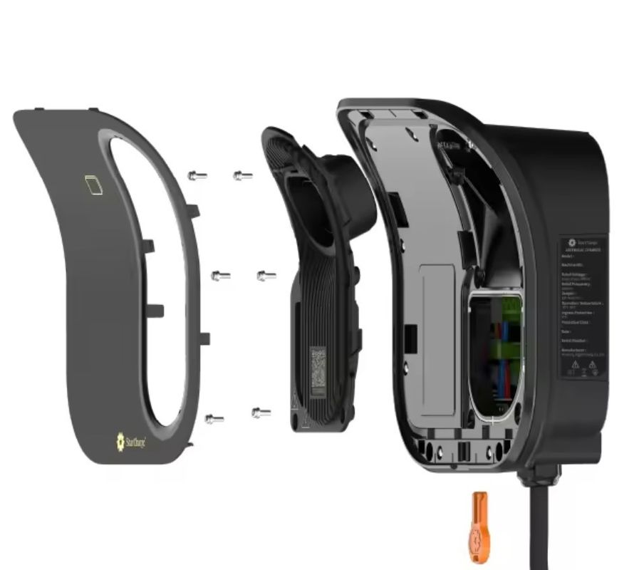 Smart Fast Weatherproof Outdoor Portable EV Car AC Charging Stack con batteria Stazioni di ricarica a parete Free Standi