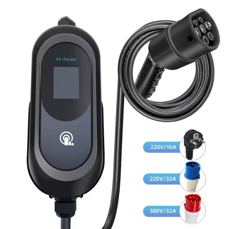 Smart Fast Weatherproof Outdoor Portable EV Car AC Charging Stack con batteria Stazioni di ricarica a parete Free Standi