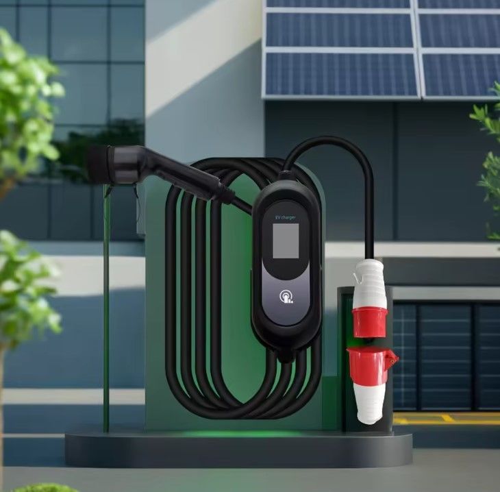 Smart Fast Weatherproof Outdoor Portable EV Car AC Charging Stack con batteria Stazioni di ricarica a parete Free Standi