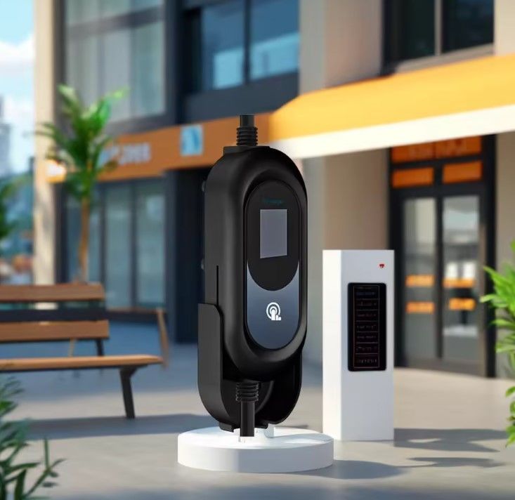 Smart Fast Weatherproof Outdoor Portable EV Car AC Charging Stack con batteria Stazioni di ricarica a parete Free Standi
