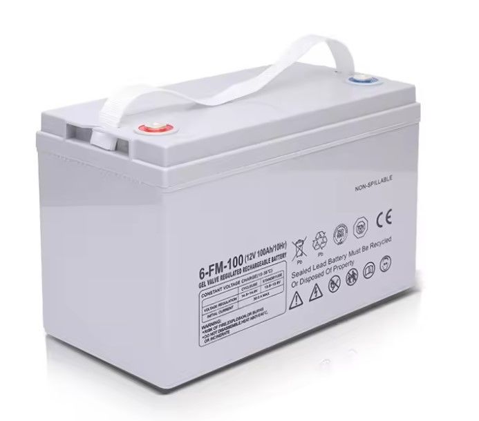 Valvola a ciclo profondo regolabile ricaricabile 65ah 75ah 85ah 100ah 150ah 200ah 12 Volt 12v Gel Batterie al piombo-acido sigillate solari